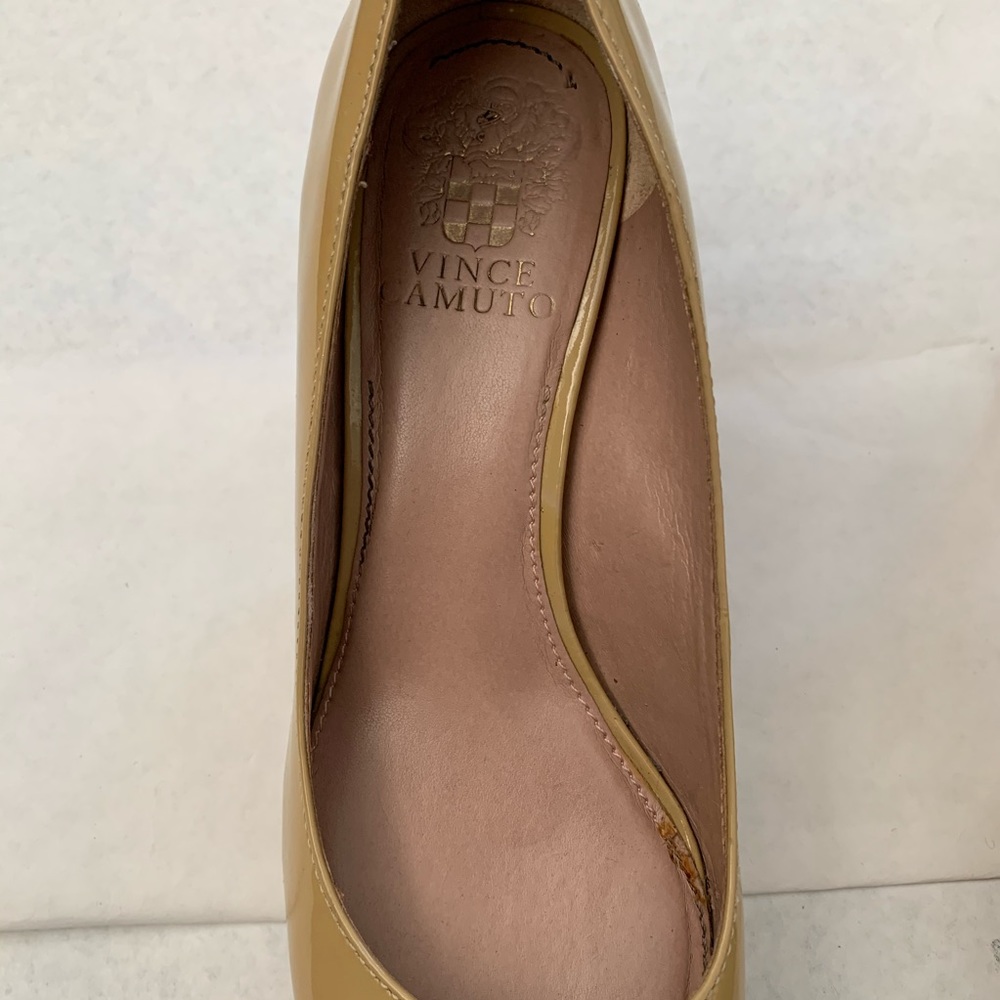 Vince Camuto Tan Heels Beige Flirty Nude W 7 - Picture 5 of 10